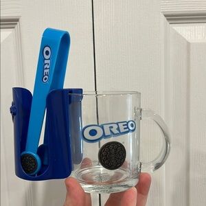 OREO Mug with Cookie Holder and Dipper